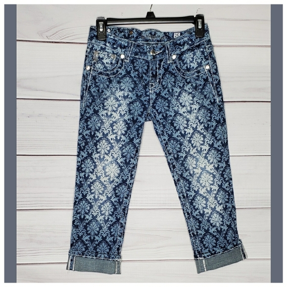 Miss Me Denim - Miss Me Women's Cuffed Capri Jeans Size 25
